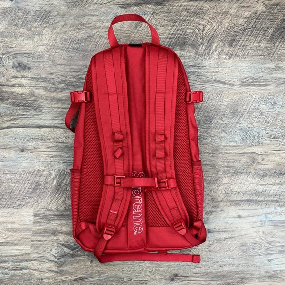 Supreme Dark Red SS20 Mesh Backpack - Picture 6 of 8